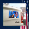 TRUMP 2024 Fist Pump Pennsylvania Rally Car Magnet