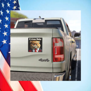 TRUMP Car Magnets 9 Lives Baby Car Magnet