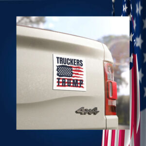 Truckers For Trump Car Magnet