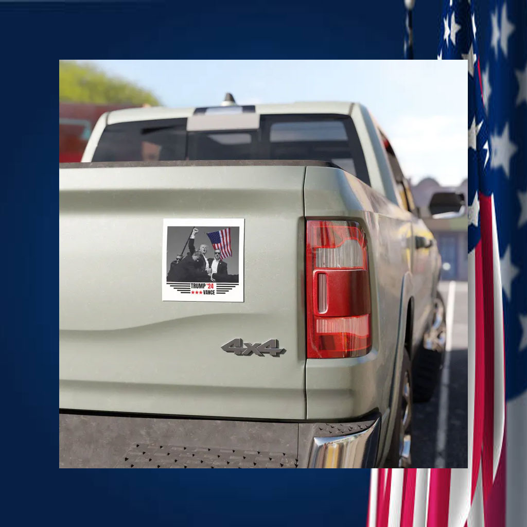 Trump 2024 Car Magnet - Trump Vance 2024 Car Magnet