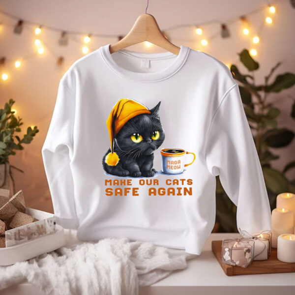 Trump 2024, Make Our Cats Safe Again, Christmas Cat Shirt