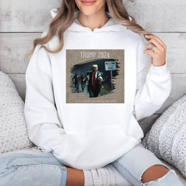 Trump 2024 Vote for the Cats and Ducks Shirt