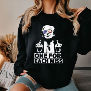 Trump One For Each Miss Tee Patriotic Design Shirt