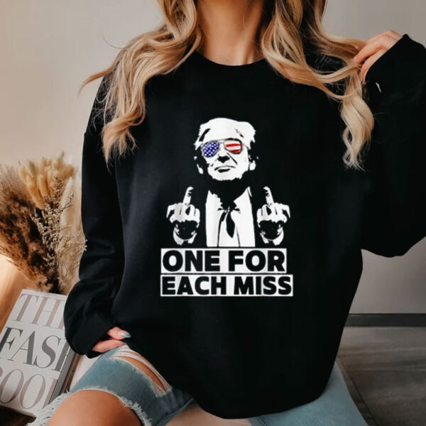 Trump One For Each Miss Tee Patriotic Design Shirt