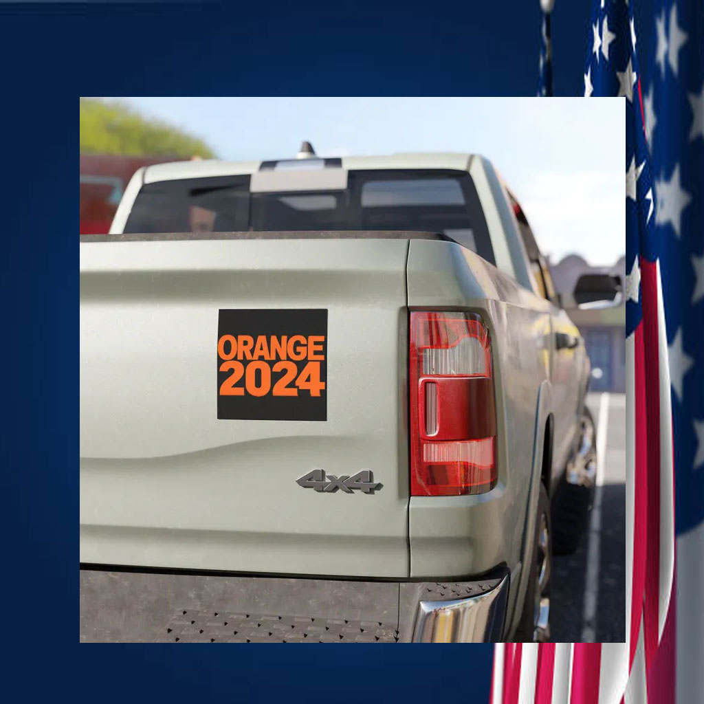 Trump Orange 2024 Car Magnet