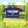 Trump Take America Back Yard Sign
