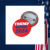 Trump Vance 2024 Pin Button - MAGA Supporter