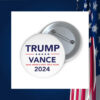 Trump Vance 2024 Pin Button, President Trump
