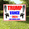 Trump Vance 2024 Take America Back Yard Sign