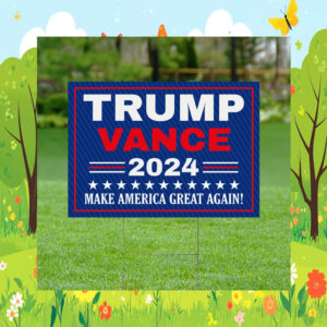 Trump Vance 2024 Yard Sign Take America Back Yard Sign Trump Yard Sign
