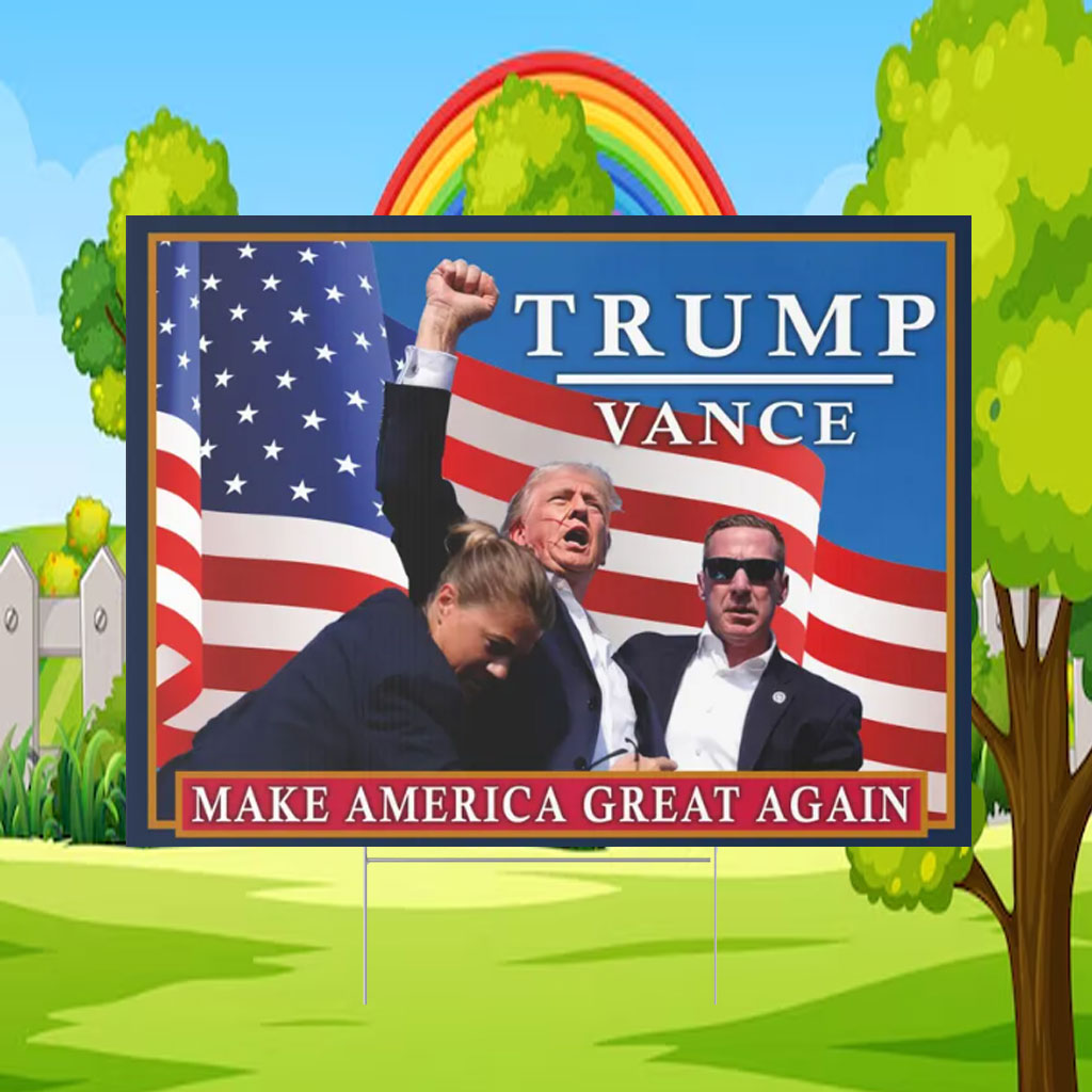 Trump & Vance - Butler - MAGA - Yard Sign