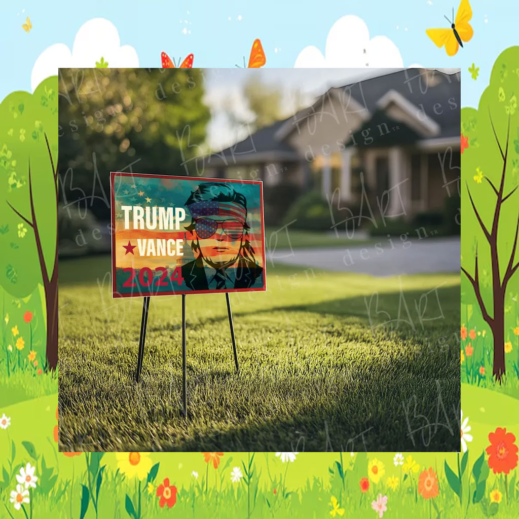 Trump & Vance Campaign Yard Sign