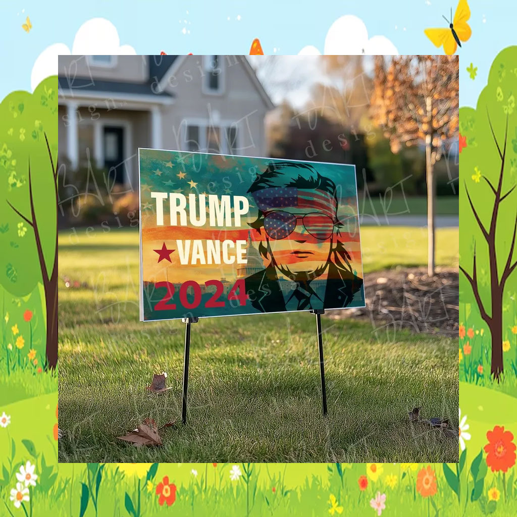 Trump & Vance Campaign Yard Sign