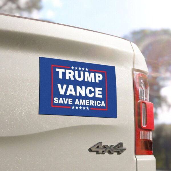 Trump Vance Save America Car Magnet