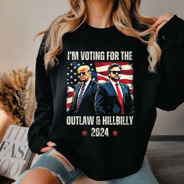 Trump Vance Shirt, Outlaw Hillbilly, Distressed Trump Shirt