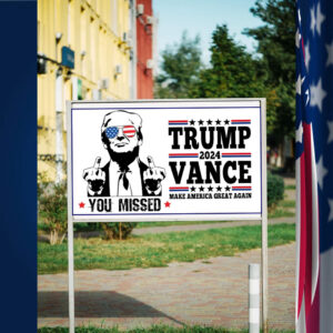 Trump Yard Sign Trump Vance 2024