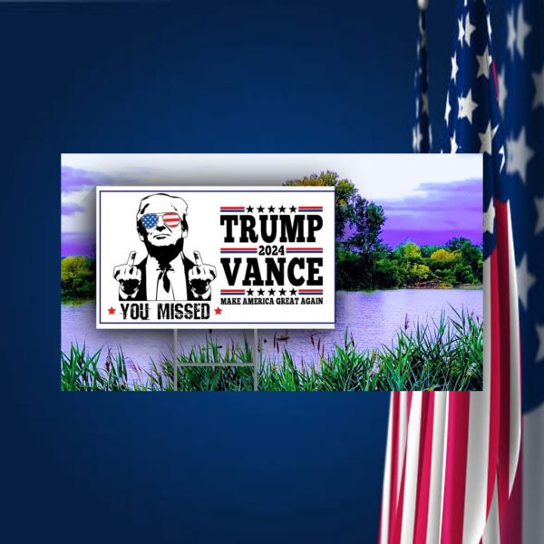 Trump Yard Sign Trump Vance 2024