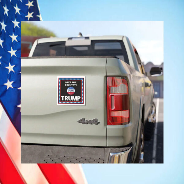 Vote Trump Car Magnet Sticker , Trump Vance 2024