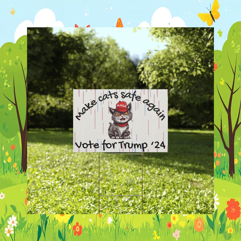 Vote Trump Vance Yard Sign