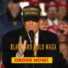 TRUMP BLACK AND GOLD MAGA HAT