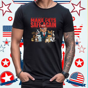 Cats and Dogs 2024 Debate Make Pets Safe Again Shirt, Trump 2024 Shirt