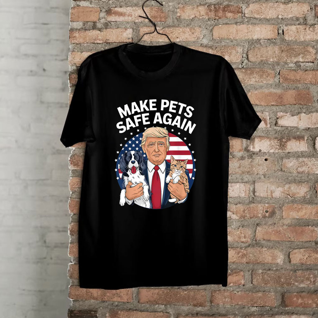 Official Cats and Dogs 2024 Debate Make Pets Safe Again Shirt