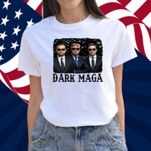 DARK MAGA JD Vance Trump Elon Musk T-Shirt
