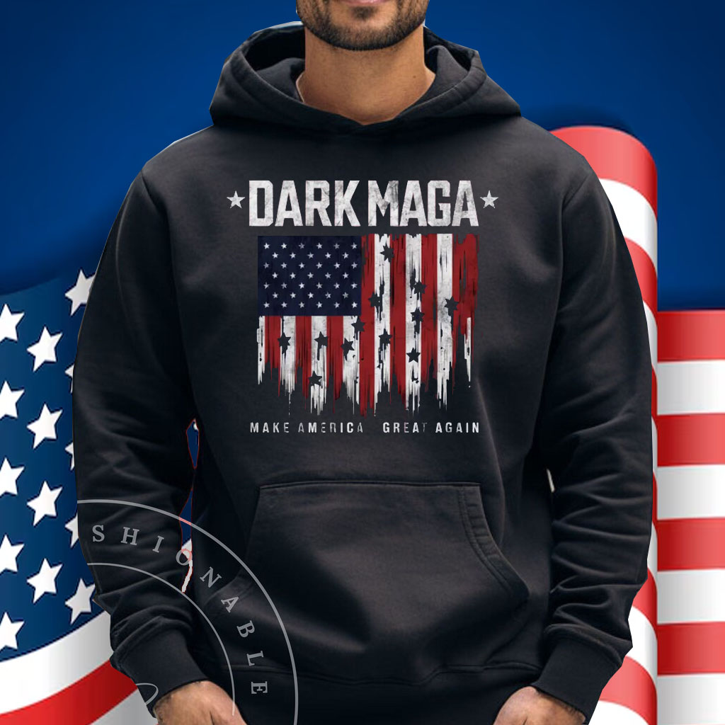 DARK MAGA, Retro Musk Trump Shirt, Make American Great Again