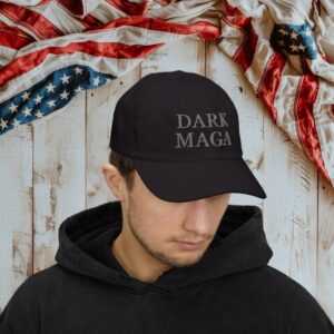 Dad Cap - Dark MAGA Hat for Trump Supporters