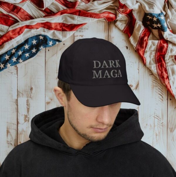 Dad Cap - Dark MAGA Hat for Trump Supporters