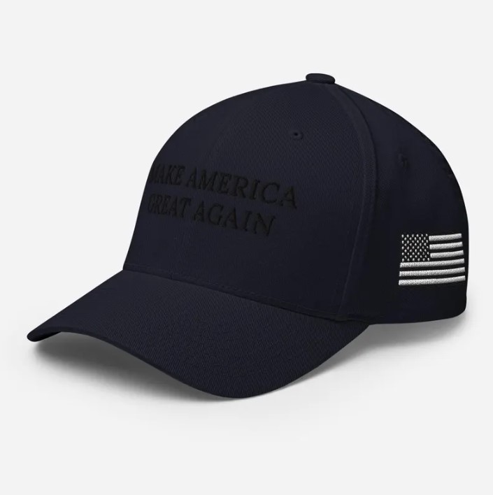 Dark MAGA Make America Great Again Donald Trump Hat