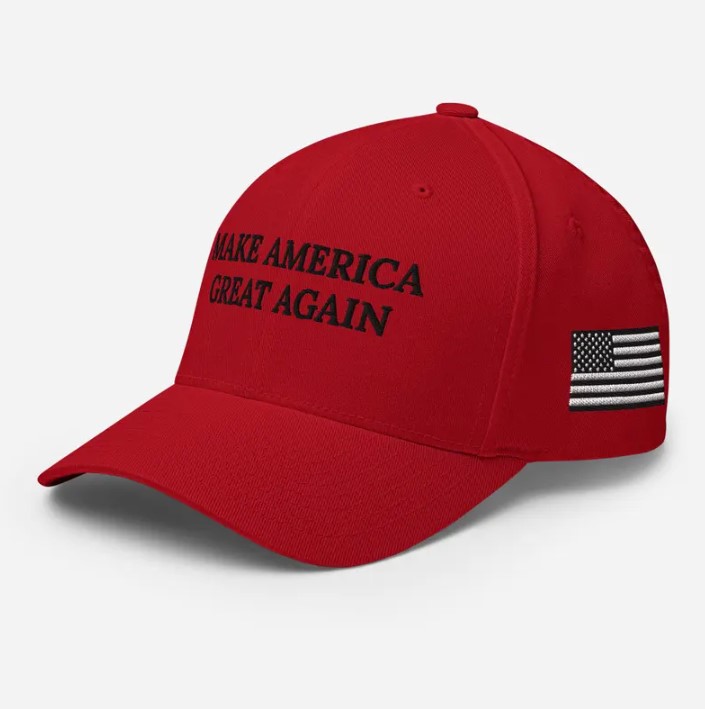 Dark MAGA Make America Great Again Donald Trump Hat