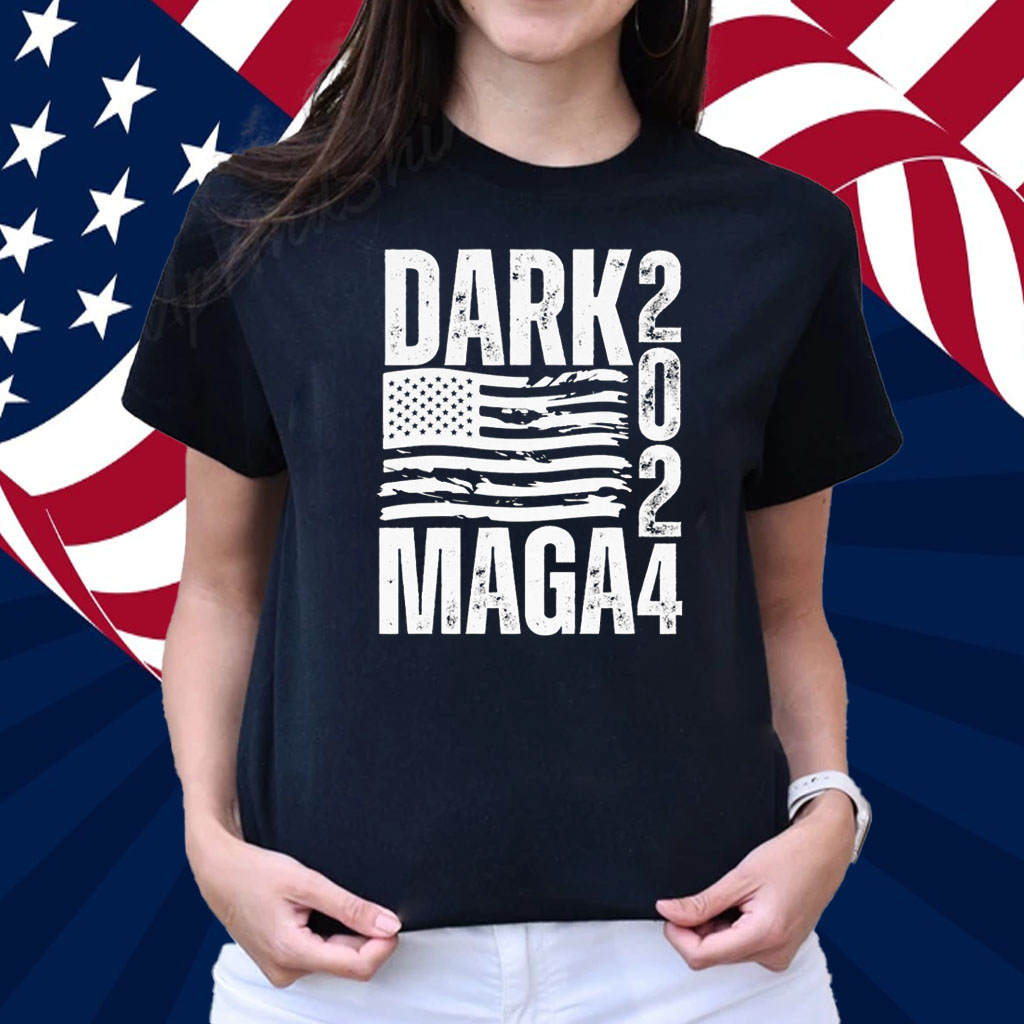 Dark Maga 2024 Trump Elon Musk Black T-Shirt