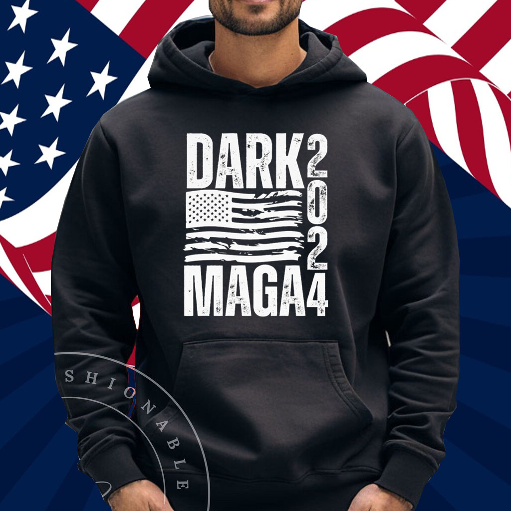 Dark Maga 2024 Trump Elon Musk Black T-Shirt
