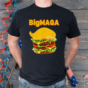Donald Trump Cheeseburger Big MAGA Hamburger Shirt