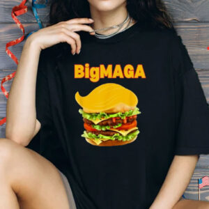 Donald Trump Cheeseburger Big MAGA Hamburger Shirt