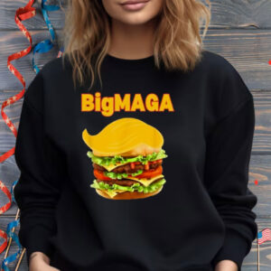 Donald Trump Cheeseburger Big MAGA Hamburger Shirt