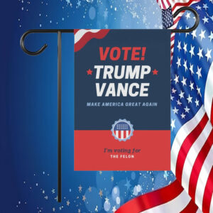 Donald Trump & J.D. Vance 2024 Garden Flag