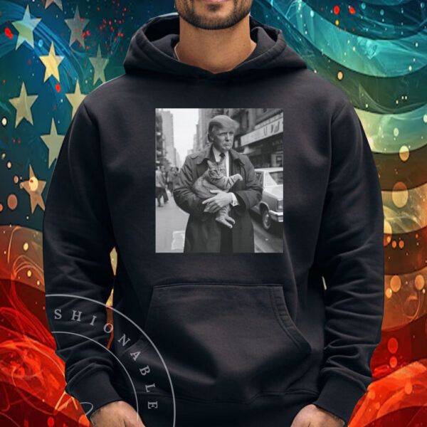 Donald Trump and Cat in NYC T-Shirt
