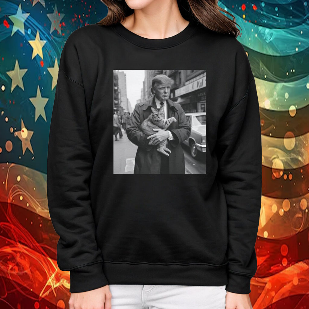 Donald Trump and Cat in NYC T-Shirt