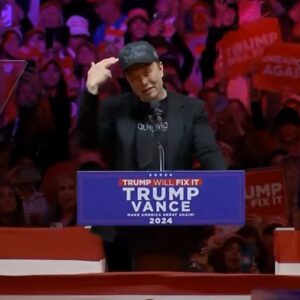 Elon Musk-Trump Dark Gothic Maga Hat