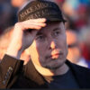 Elon Musk Black Trump Cap, Low Profile Baseball Cap