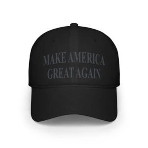 Elon Musk Black Trump Cap, Low Profile Baseball Cap