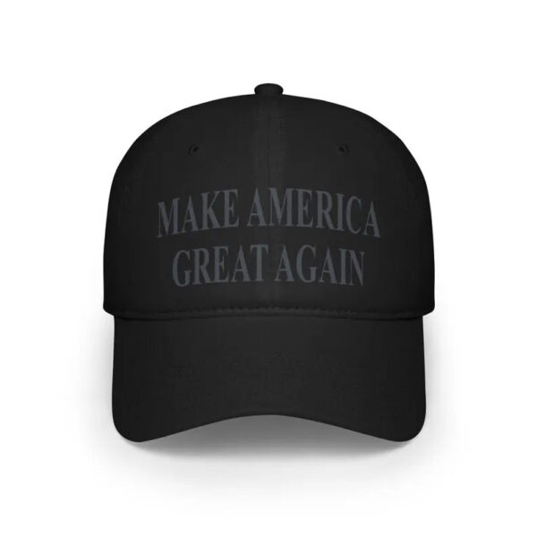 Elon Musk Black Trump Cap, Low Profile Baseball Cap