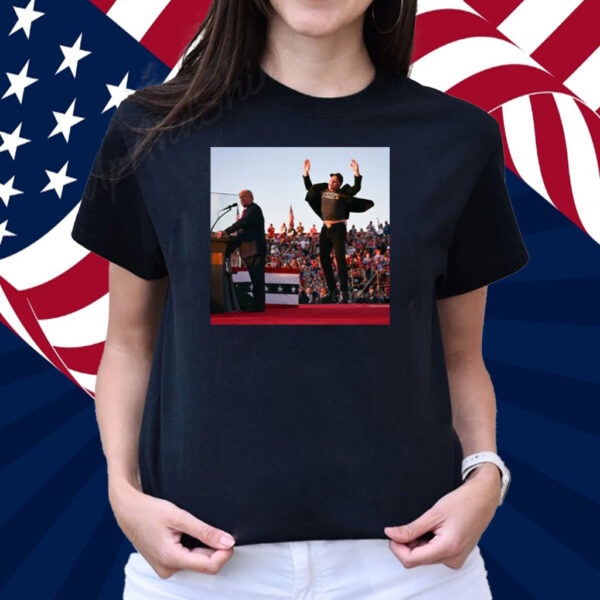 Elon Musk Is Literally Jumping For Joy To Support Donald Trump Shirt