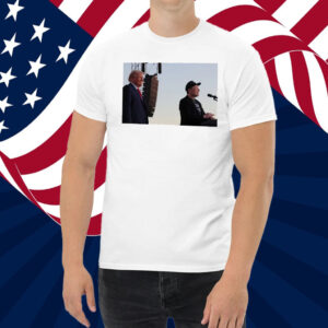 Elon Musk Spoke at a Trump Rally, Dark MAGA Shirt