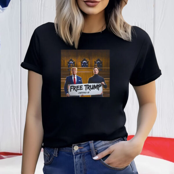 Elon Musk Supports Trump to Save Democracy ,Dark MAGA activated Rally Shirt