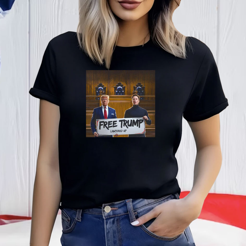 Elon Musk Supports Trump to Save Democracy ,Dark MAGA activated Rally Shirt