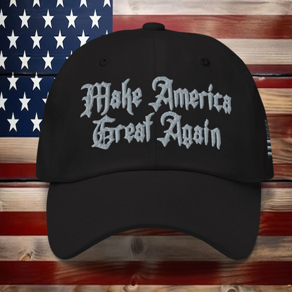 Elon Musk-Trump Dark Gothic Maga Hat
