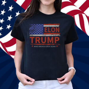 Elon Trump Make America Great Again Rally Shirt